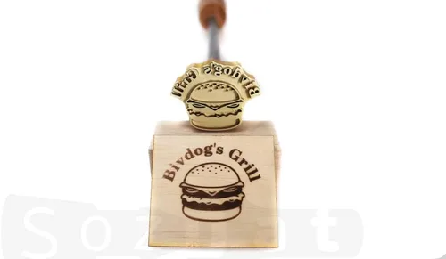 Miniatura 9 de Hierro de marca de pastel personalizado Hierro de marca de carne para asar Brander carne personalizado Planchas de marca de bistec