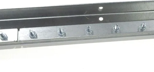 Miniatura 3 de Herrajes para Puerta de Cortina de Tiras - Colgador de Puerta de Tiras de Montaje Universal en Jamba o Pared de Resistencia Industrial Comercial