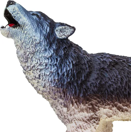 Miniatura 5 de Safari Ltd. Figura de lobo gris, figura detallada de plástico de 3.75 pulgadas, divertido juguete educativo para niños, niñas y niños a partir de 1