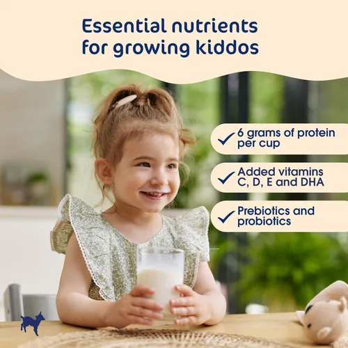 Miniatura 4 de Kabrita Leche en polvo de cabra junior para niños, fácil de digerir para edades de 2 a 7 años, aumenta la inmunidad que contiene vitamina C, D, E