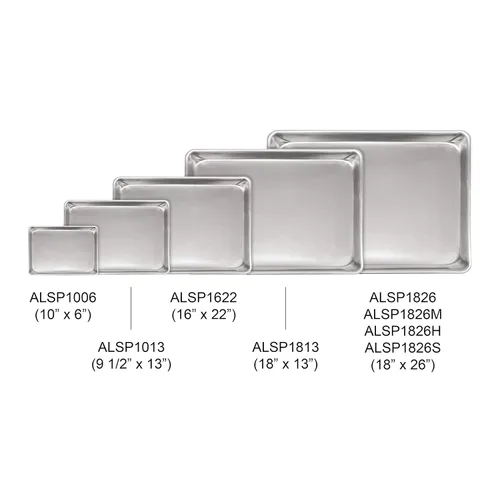 Miniatura 5 de Thunder Group Excellanté - Sartén de aluminio de tamaño completo de 18 x 26 pulgadas, calibre 16