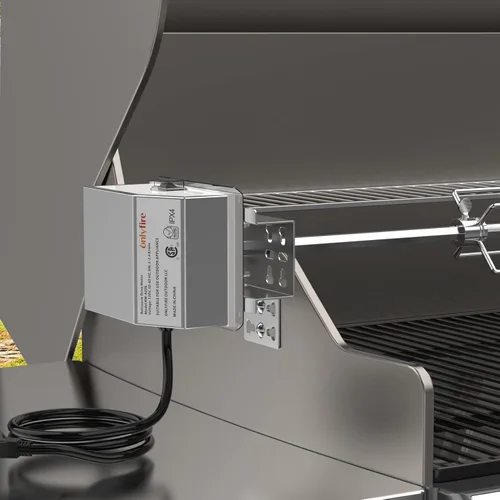 Miniatura 6 de onlyfire Kit Universal de Repuesto para Asador de Parrilla - Varilla de Espetón Hexagonal de 45'' y 53'' X 1/2'', Motor Eléctrico de Acero Inoxidable