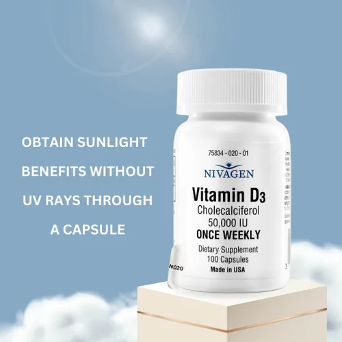 Miniatura 5 de Vitamina D3 50000 UI (100).