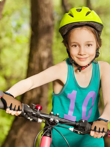 Miniatura 5 de Boao 3 pares de guantes de medio dedo para niños guantes de deporte antideslizantes de gel para niños Ciclismo de montar en bicicleta, azul, gris
