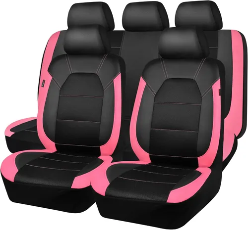 Miniatura 7 de Car Pass - Fundas universales de cuero para asiento de automóvil deportivas que se adaptan a la mayoría de automóviles, SUV, camiones y camionetas