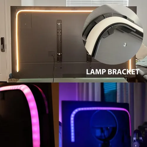 Miniatura 8 de Juego de 5 soportes de montaje para tira de luz de gradiente Philips Hue Play