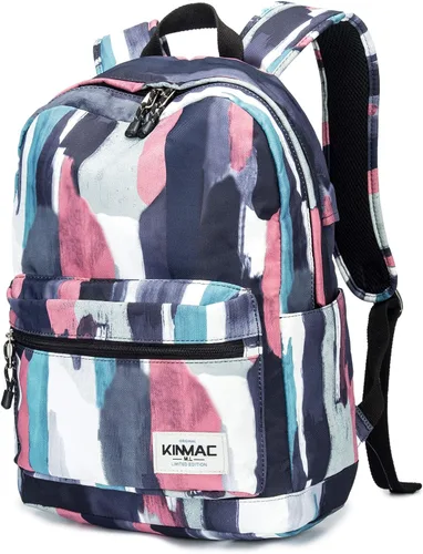 Miniatura 25 de Kinmac Mochila resistente al agua para laptop con puerto de carga USB para laptop de hasta 15.6 pulgadas (bordado)