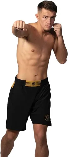 Miniatura 8 de Pantalones cortos de MMA y BJJ para hombre, UFC Grappling Fight Shorts para boxeo, kickboxing, Muay Thai 7 pulgadas entrenamiento cruzado