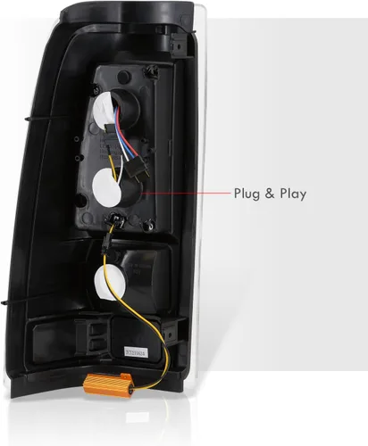 Miniatura 7 de AJP Distributors Juego de luces traseras de tubo LED, luces de freno, conjunto de par de actualizaciones compatibles/reemplazo para Silverado Sierra
