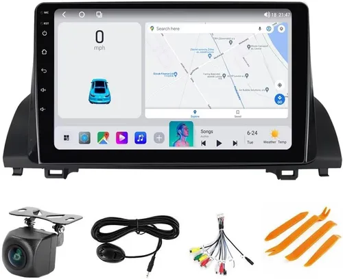 Miniatura 9 de Radio estéreo Android para Honda Accord 10ª pantalla no táctil 2018-2022, Biorunn 10.1 pulgadas GPS Navi inalámbrico Car-Play Android Auto Upgrade