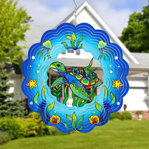 Miniatura 7 de Molinillos de viento de abeja colgantes en 3D, regalos de abeja para mujeres, mamá, abuela, papá, escultura cinética de viento de resorte de metal