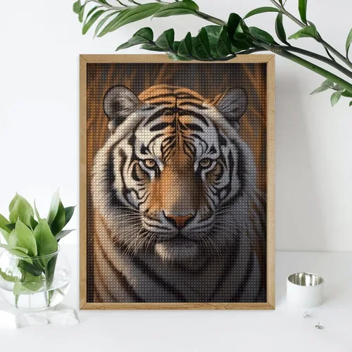 Miniatura 7 de Tiger Diamond Art Kits for Adults Diamond Art Diamond Painting DIY 5D Diamond Painting Kit Diamond Painting Kits for Adults Gem Art Square Diamond