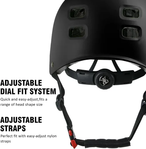 Miniatura 3 de Casco de bicicleta para jóvenes y niños, casco de bicicleta y patineta para edades 5-8-10-12-14 años niños y niñas adolescentes, ajustable