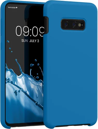 Miniatura 47 de kwmobile Funda compatible con Samsung Galaxy S22 - Funda de silicona TPU con acabado suave - Blue Reef