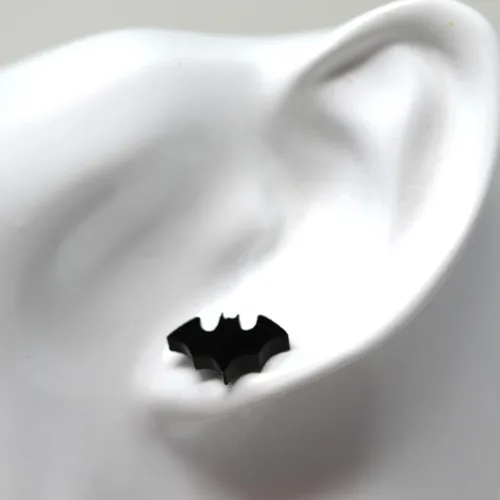 Miniatura 4 de Pendientes acrílicos cortados con láser sin metal en postes de plástico