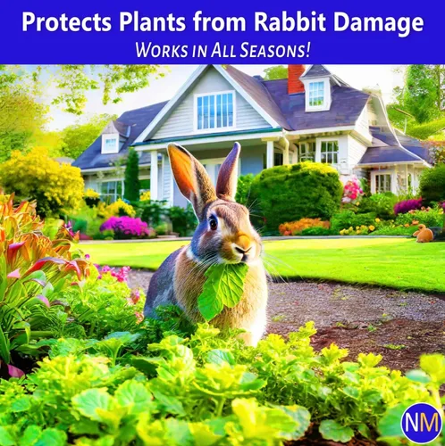 Miniatura 3 de Nature's Mace Spray repelente de conejo listo para usar, para exteriores, aroma a menta, seguro para personas, mascotas y plantas, protege el jardín