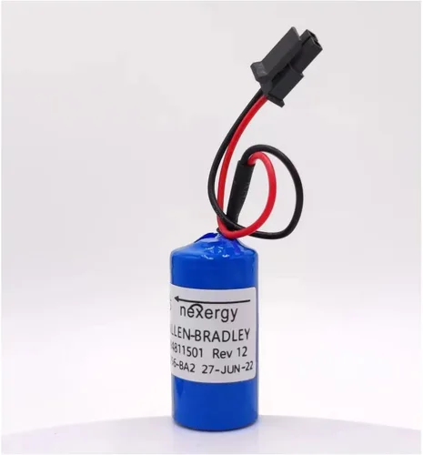 Miniatura 3 de Paquete de 2 baterías de repuesto para Allen Bradley 1756-BA2 BR2/3A-AB 1745-B1