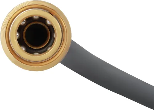 Miniatura 8 de OCPTY Water Pressure Washer Hose 3/8" 50ft 6000 psi Gray 2-Braid R2 Kink Resistant, Hot and Cold Water Max 248°F, Non-Marking