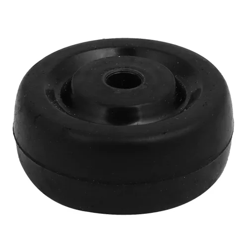 Miniatura 2 de uxcell Polea de rueda de goma de 1,5 pulgadas de diámetro, 4 piezas, color negro