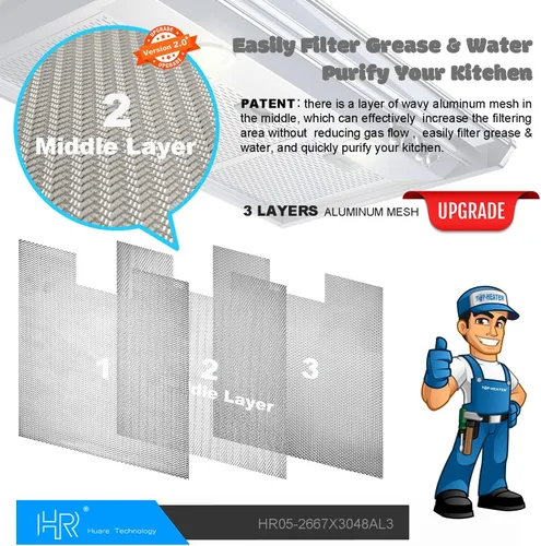 Miniatura 7 de Reemplazo de filtro de campana extractora W10169961A mejorado, se adapta a Whirlpool, Ikea, Kitchen Aid, Jenn Air, filtro de grasa de campana