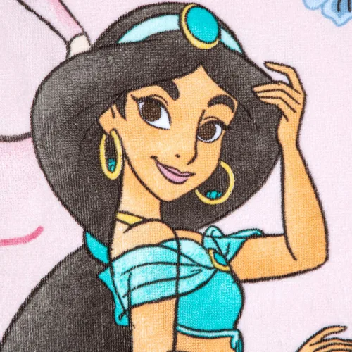 Miniatura 4 de Jay Franco Disney Princess Charming - Toalla para baño/piscina/playa con diseño de Cenicienta, Bella, Jasmine y Aurora - Algodón súper suave y Rosa