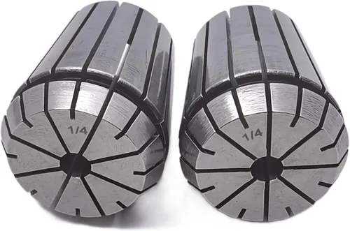 Miniatura 6 de ER32 Juego de pinzas de 1/4 2 piezas, juego de pinzas de resorte para máquina de grabado CNC y herramienta de torno de fresado