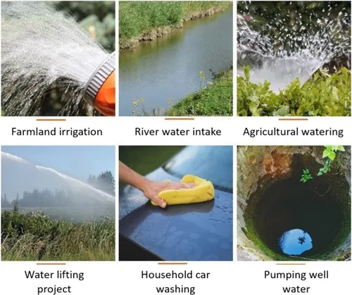 Miniatura 9 de Bomba sumergible pequeña ajustable 220v 370w 52.5 ft Bomba sumergible para el hogar Agua de pozo Riego agrícola Bomba agrícola de alta elevación