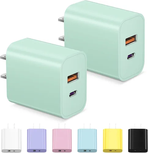 Miniatura 8 de Bloque de Cargador USB C, Bloque de Cargador iPhone 17 Carga Rápida Adaptador de Corriente PD Puerto Dual para iPhone 17/17 Air/17 Pro/17 Pro