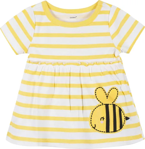 Miniatura 2 de Gerber Conjunto de vestido de 3 piezas, funda para pañales y diadema para bebé niña