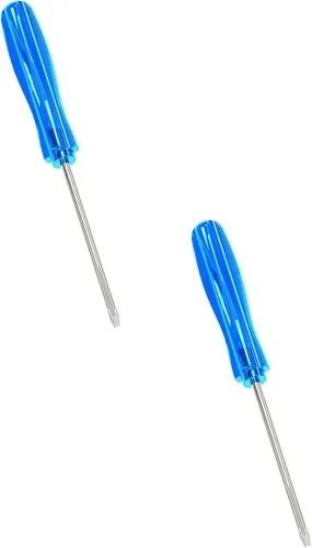 Miniatura 9 de 2 piezas Mini destornillador Phillips, 2.5mm de cabeza cruzada con mango antideslizante negro para pequeños electrodomésticos, 3.62" (92mm)