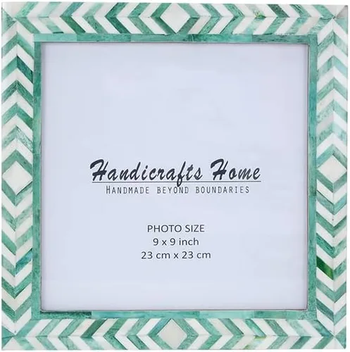 Miniatura 103 de Handicrafts Home Marco de fotos de 8 x 10 pulgadas, colección madreperla, marco de fotos hecho a mano, marco de fotos pequeño para sala de estar