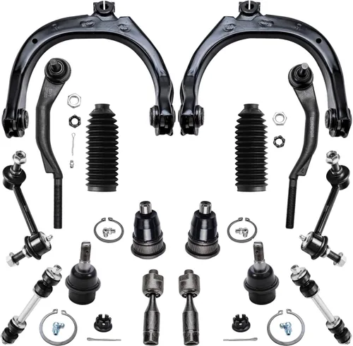 Miniatura 67 de Detroit Axle - Kit de suspensión frontal de 16 piezas para RWD Chrysler 300 Dodge Charger Challenger Magnum 6 brazos de control con rótulas 2