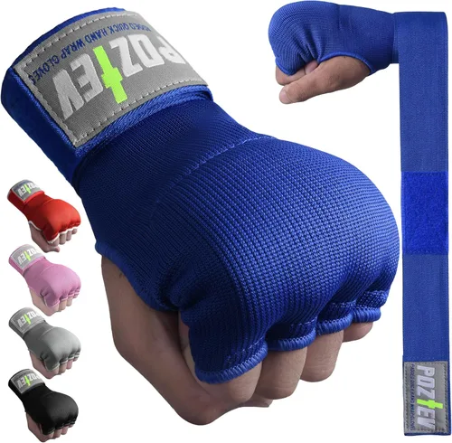 Miniatura 11 de Vendas de mano de boxeo para hombres y mujeres - Vendas rápidas de boxeo, guantes internos, vendas de mano para kickboxing, soporte para nudillos