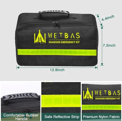 Miniatura 2 de Kit de Emergencia en Carretera para Automóvil, Kits Esenciales de Asistencia de Emergencia en Carretera para Seguridad de Vehículos Automotrices
