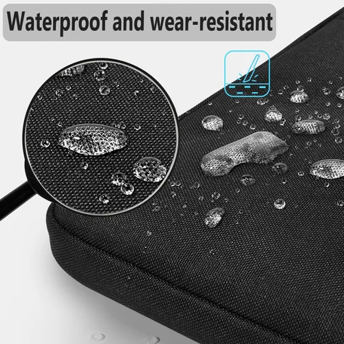 Miniatura 4 de Hseok Bolsa de hombro delgada para laptop de 13-14 pulgadas Bolso de mano con funda pequeña compatible con MacBook Pro de 14 pulgadas M4/M3/M2/M1