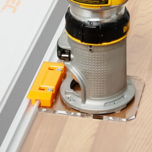 Miniatura 9 de Bolsa de riel guía de sierra de pista de 59" POWERTEC 71411 para Makita y DEWALT, con acolchado de doble cara para colocación segura del riel
