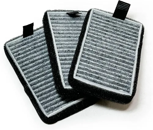Miniatura 2 de Nispira DSTx 2.0 - Filtro de repuesto para purificador de ionizador de aire Clarifion Plug in Carbon HEPA, elimina el olor del humo del polen