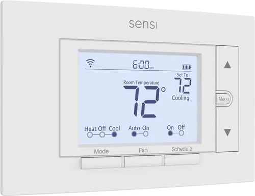 Miniatura 3 de Sensi - Termostato inteligente, 100 años de experiencia, Wi-Fi, privacidad de datos, programable, fácil de instalar, funciona con Alexa, certificado
