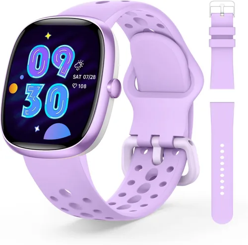 Miniatura 8 de Reloj Inteligente para Niñas Regalo: No Necesita APP Ni Teléfono, Reloj con Monitor de Frecuencia Cardíaca y Sueño, Podómetro, Reproductor de Azul