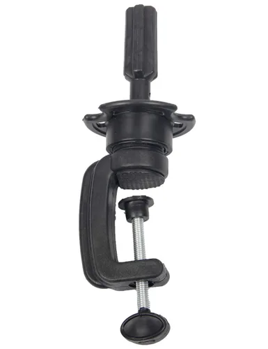 Miniatura 5 de Cabeza de maniquí afroamericano con cabeza de maniquí de cabello 100% humano con soporte para peinar el cabello, soplar el cabello, cortar