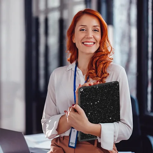 Miniatura 7 de Compatible con iPad de 10.2 pulgadas, Funda de 9ª/8ª/7ª Generación (2021/2020/2019) con Soporte para Lápiz/Parte Trasera de TPU Suave con Función
