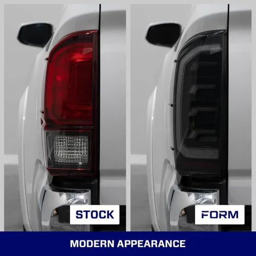 Miniatura 6 de Form Lighting Luces traseras LED secuenciales compatibles con Toyota, Tacoma 2016-2023, rojo (par)