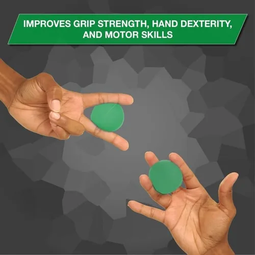 Miniatura 2 de Ejercitador manual Theraband para manos, muñecas, dedos, antebrazos, refuerzo de agarre y terapia, bola para apretar, aliviar el estrés, aumentar