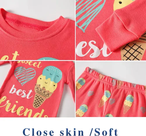 Miniatura 3 de Babyroom Girls Pajamas Matching Doll Pjs Toddler Kids Cotton Sleepwear Christmas Clothes