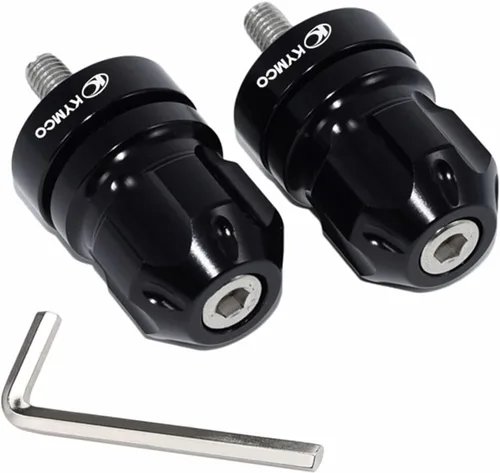 Miniatura 5 de Tapa de extremo de manillar de motocicleta para KYMCO Like 150 180 200 Agility 125 Super Dink 125 300 350 (color dorado, talla 1)