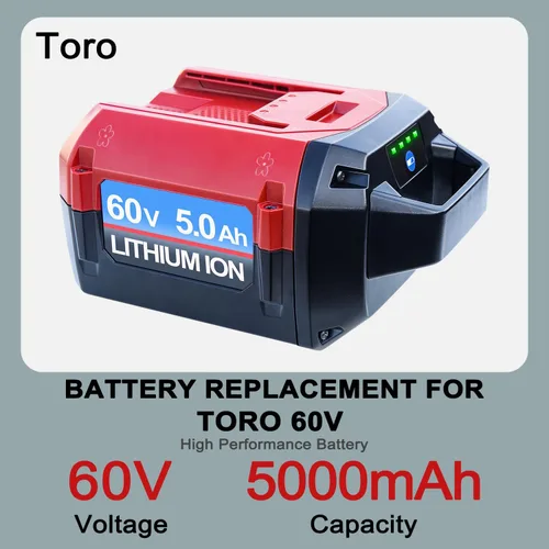 Miniatura 2 de DTK Reemplazo de batería para batería Toro 60V 5Ah 60V Batería