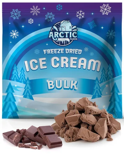 Miniatura 29 de Arctic Farms Trozos de Helado Liofilizado a Granel - No se Derrite (Mantequilla de Maní) (1 libra)