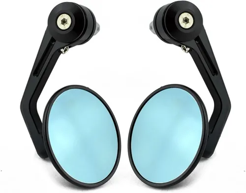 Espejo universal para motocicleta CNC de 7/8 pulgadas de 0.866 in con mango trasero para espejo para Ducati Monster Aprilia Suzuki Cafe Racer