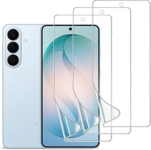 Miniatura 25 de Paquete de 3 protectores de pantalla compatibles con Samsung Galaxy S21 FE 5G de 6.4 pulgadas, película de hidrogel de TPU suave transparente HD