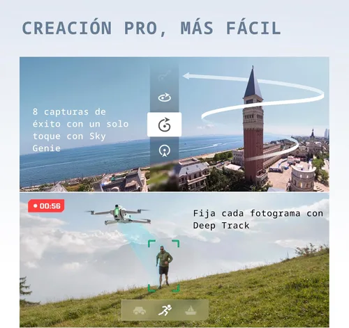 Miniatura 7 de Antigravity Paquete A1 Infinity (3 baterías de alta capacidad) – Drone 8K 360 para vuelo inmersivo, control de movimiento punto a vuelo, evitación